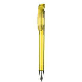 Kugelschreiber BONITA TRANSPARENT–ananas-gelb TR/FR bedrucken, Art.-Nr. 12250_3210