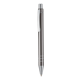 Kugelschreiber GLANCE GRAU–grau bedrucken, Art.-Nr. 68712_5110