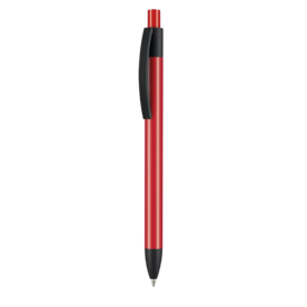 Kugelschreiber CAPRI ROT–rot bedrucken, Art.-Nr. 69816_5105
