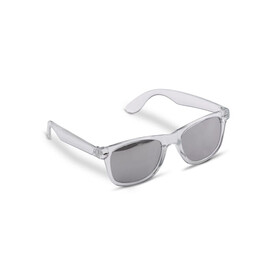 Sonnenbrille Bradley transparent UV400 - Transparent Schwarz bedrucken, Art.-Nr. LT86711-N0402