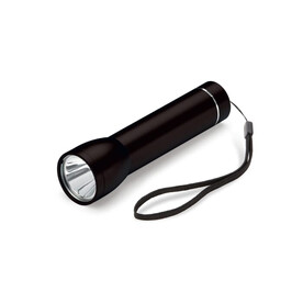 Taschenlampe mit Powerbank 2200mAh - Schwarz bedrucken, Art.-Nr. LT91020-N0002