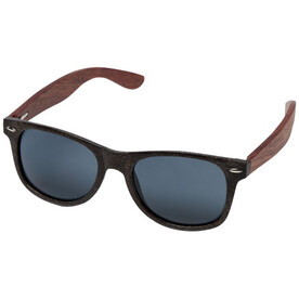 Kafo Sonnenbrille, kaffeebraun, schwarz bedrucken, Art.-Nr. 12704306