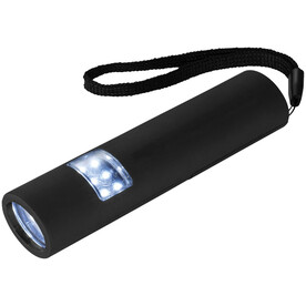 Mini-grip magnetische LED-Taschenlampe, schwarz bedrucken, Art.-Nr. 10424300
