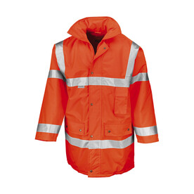 Result Safety Jacket, Fluorescent Orange, S bedrucken, Art.-Nr. 418334053