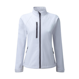 Russell Europe Ladies` Softshell Jacket, White, XS (34) bedrucken, Art.-Nr. 462000002