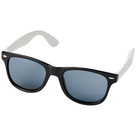 Sun Ray Sonnenbrille mit weißen Bügeln, schwarz bedrucken, Art.-Nr. 10100900