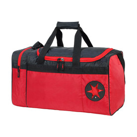Shugon Cannes Sports/Overnight Bag, Red/Black, One Size bedrucken, Art.-Nr. 629384510