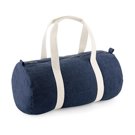 Bag Base Denim Barrel Bag, Denim Blue, One Size bedrucken, Art.-Nr. 911293190