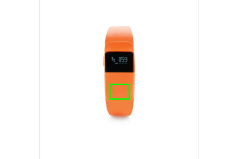 Activity-Tracker Keep Fit orange bedrucken, Art.-Nr. P330.758