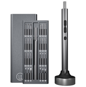 SCX.design T25 All-in-One Elektro-Schraubendreher-Set, schwarz bedrucken, Art.-Nr. 1PX13790