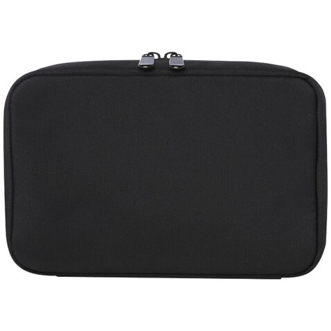 Rise Organizer-Tasche GRS Recycelt, schwarz bedrucken, Art.-Nr. 12069890