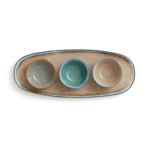 Nomimono Servier-Set beige bedrucken, Art.-Nr. 3559