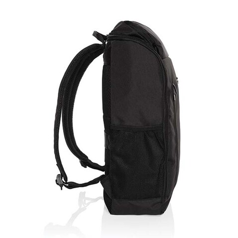 Swiss Peak AWARE™ Easy Access 15.6&quot; Laptop-Rucksack schwarz bedrucken, Art.-Nr. P763.111