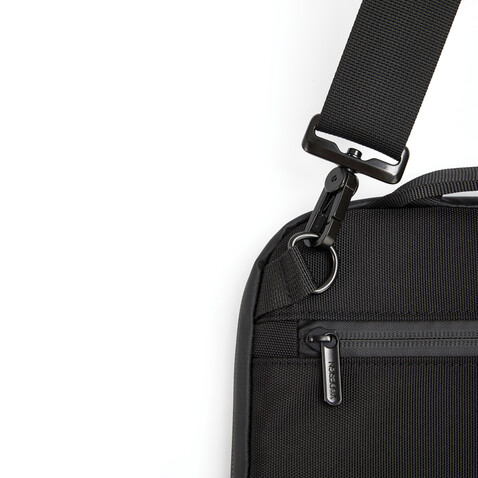 XD Design 14&quot; Laptop Tasche schwarz, grau bedrucken, Art.-Nr. P706.221