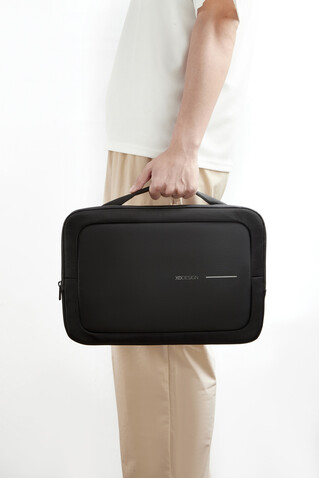 XD Design 14&quot; Laptop Tasche schwarz, grau bedrucken, Art.-Nr. P706.221