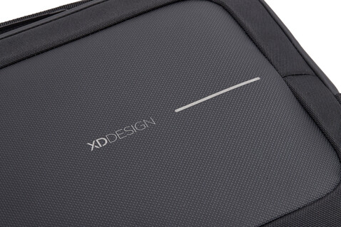 XD Design 16&quot; Laptop Tasche schwarz, grau bedrucken, Art.-Nr. P706.231