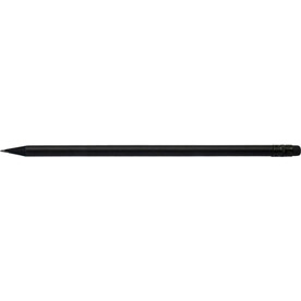 Bleistift komplett schwarz AP531t – schwarz bedrucken, Art.-Nr. AP531t_schwarz