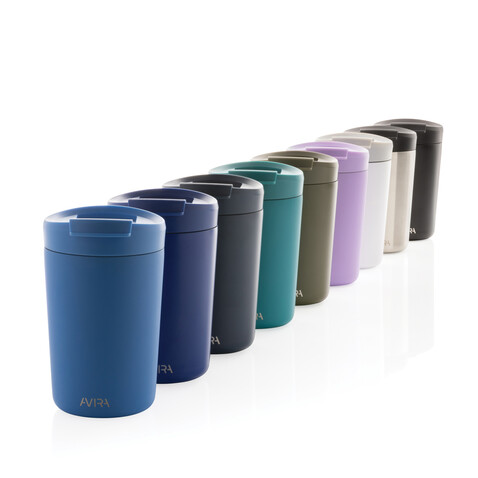 Avira Alya RCS recycelter Stainless-Steel Becher 300ml lila bedrucken, Art.-Nr. P438.029