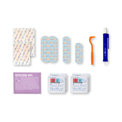 mykit, first aid, kit, ticks, weiss bedrucken, Art.-Nr. 1Z251601