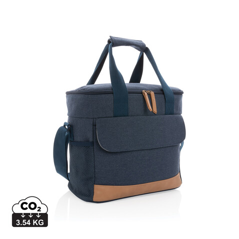 Impact AWARE™ rCanvas Kühltasche blau bedrucken, Art.-Nr. P422.395