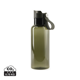VINGA Balti 600ml Flasche aus RCS recyceltem PET grün bedrucken, Art.-Nr. V433017