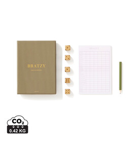 VINGA Bratzy Tischspiel grün bedrucken, Art.-Nr. 9152