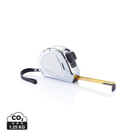 5m/19mm Auto-Stopp Maßband Ergonomic silber, schwarz bedrucken, Art.-Nr. P112.052 5m/19mm Auto-Stopp Maßband Ergonomic silber, schwarz bedrucken, Art.-Nr. P112.052