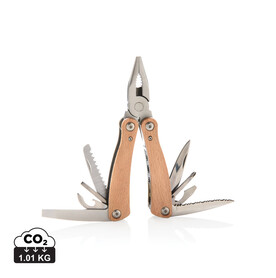 Holz Multitool braun bedrucken, Art.-Nr. P221.369