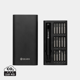 Gear X 31-in-1 Präzisions-Schraubendreher-Satz schwarz bedrucken, Art.-Nr. P221.531 Gear X 31-in-1 Präzisions-Schraubendreher-Satz schwarz bedrucken, Art.-Nr. P221.531