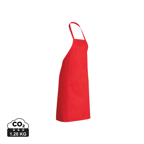 Impact AWARE™ recycelte Baumwollschürze 180gr rot bedrucken, Art.-Nr. P262.844