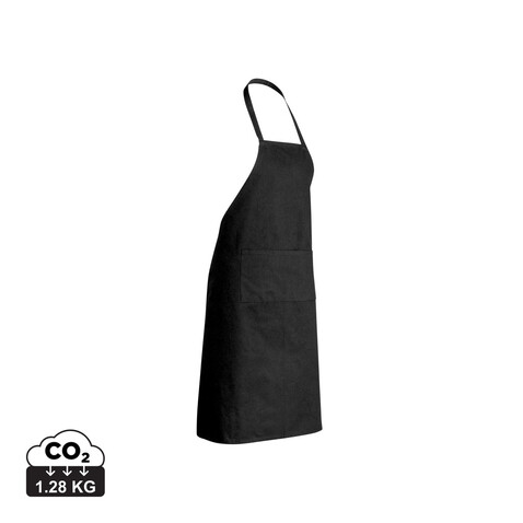 Impact AWARE™ recycelte Baumwollschürze 180gr schwarz bedrucken, Art.-Nr. P262.841