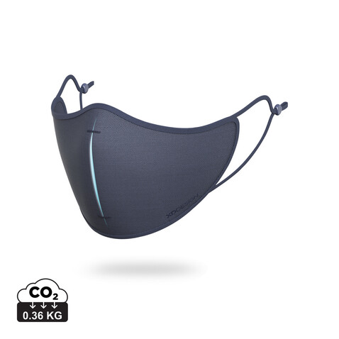 XD DESIGN Masken-Set navy blau, blau bedrucken, Art.-Nr. P265.875