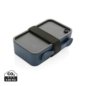 GRS RPP Lunchbox mit Göffel navy blau bedrucken, Art.-Nr. P269.055 GRS RPP Lunchbox mit Göffel navy blau bedrucken, Art.-Nr. P269.055