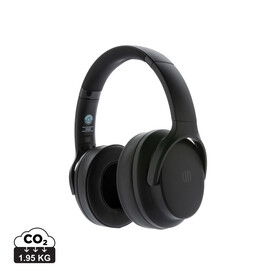 Urban Vitamin Palo Alto Kopfhörer aus RCS Kunststoff schwarz bedrucken, Art.-Nr. P329.491