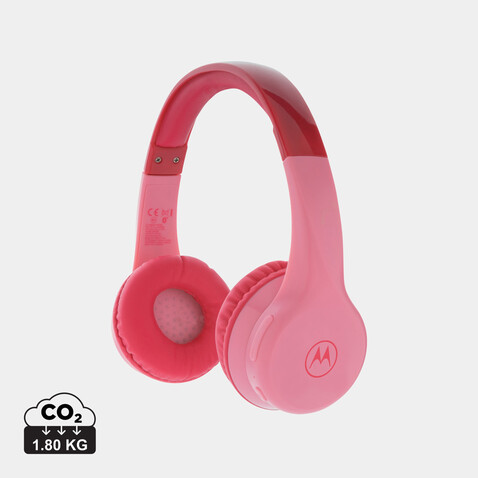 Motorola JR 300 kids wireless safety headphone rosa bedrucken, Art.-Nr. P329.554
