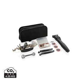 17-tlg. Fahrradreparatur-Set schwarz bedrucken, Art.-Nr. P416.351