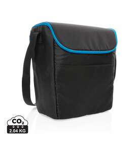 Explorer medium Outdoor Kühltasche schwarz, blau bedrucken, Art.-Nr. P422.361