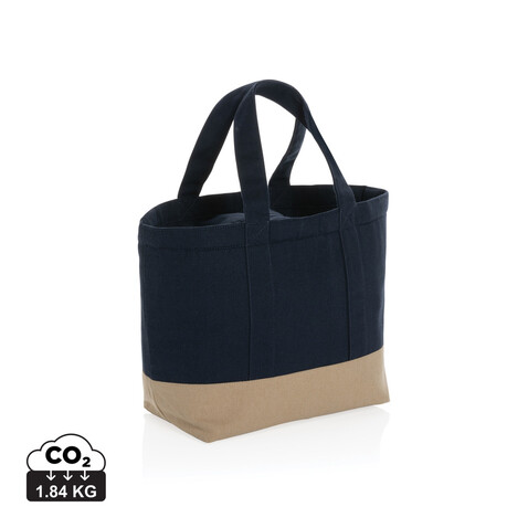 Impact Aware™ 285g/m² ungefärbte rCanvas-Kühltasche navy blau bedrucken, Art.-Nr. P422.479