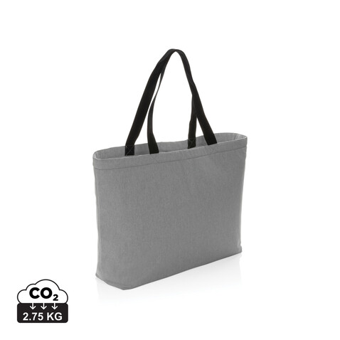 Impact Aware™ 285g/m² große, ungefärbte Rcanvas-Kühltasche grau bedrucken, Art.-Nr. P422.482