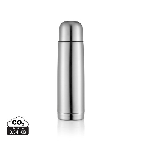 Isolierflasche Mono silber bedrucken, Art.-Nr. P430.112