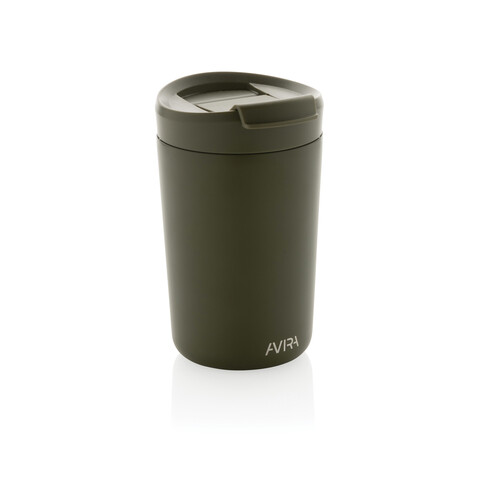Avira Alya RCS recycelter Stainless-Steel Becher 300ml grün bedrucken, Art.-Nr. P438.028