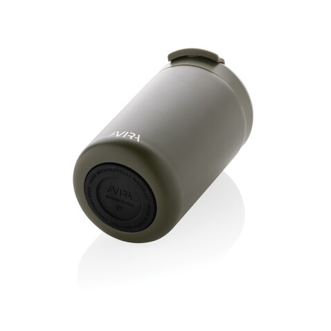 Avira Alya RCS recycelter Stainless-Steel Becher 300ml grün bedrucken, Art.-Nr. P438.028