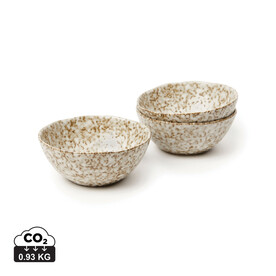 VINGA Nuvem Mini-Bowls, 3er-Set beige bedrucken, Art.-Nr. V267029