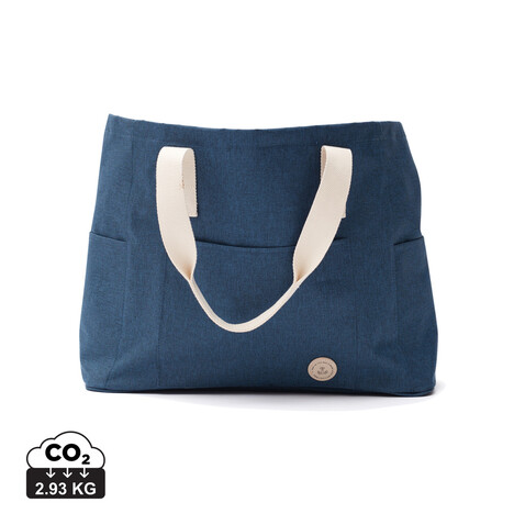 VINGA Sortino Strandtasche blau bedrucken, Art.-Nr. 51332