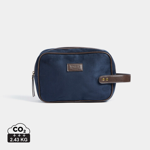 VINGA Hunton Kosmetiktasche blau bedrucken, Art.-Nr. 527019