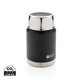 Swiss Peak Elite Kupfer Vakuum Food-Container schwarz bedrucken, Art.-Nr. P432.981 Swiss Peak Elite Kupfer Vakuum Food-Container schwarz bedrucken, Art.-Nr. P432.981
