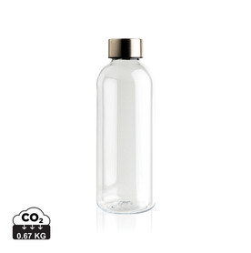 Auslaufsichere Trinkflasche mit Metalldeckel transparent bedrucken, Art.-Nr. P433.440