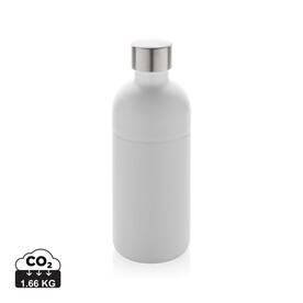 Soda Trinkflasche aus RCS-zertifiziertem Stainless-Steel weiß bedrucken, Art.-Nr. P435.803 Soda Trinkflasche aus RCS-zertifiziertem Stainless-Steel weiß bedrucken, Art.-Nr. P435.803