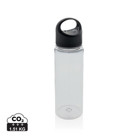 Getränkeflasche mit kabellosem Lautsprecher schwarz, transparent bedrucken, Art.-Nr. P436.331