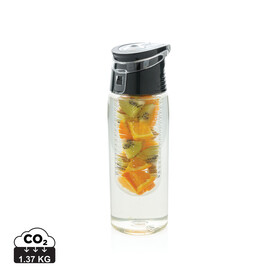 Verschließbare Aromaflasche transparent, grau bedrucken, Art.-Nr. P436.545 Verschließbare Aromaflasche transparent, grau bedrucken, Art.-Nr. P436.545